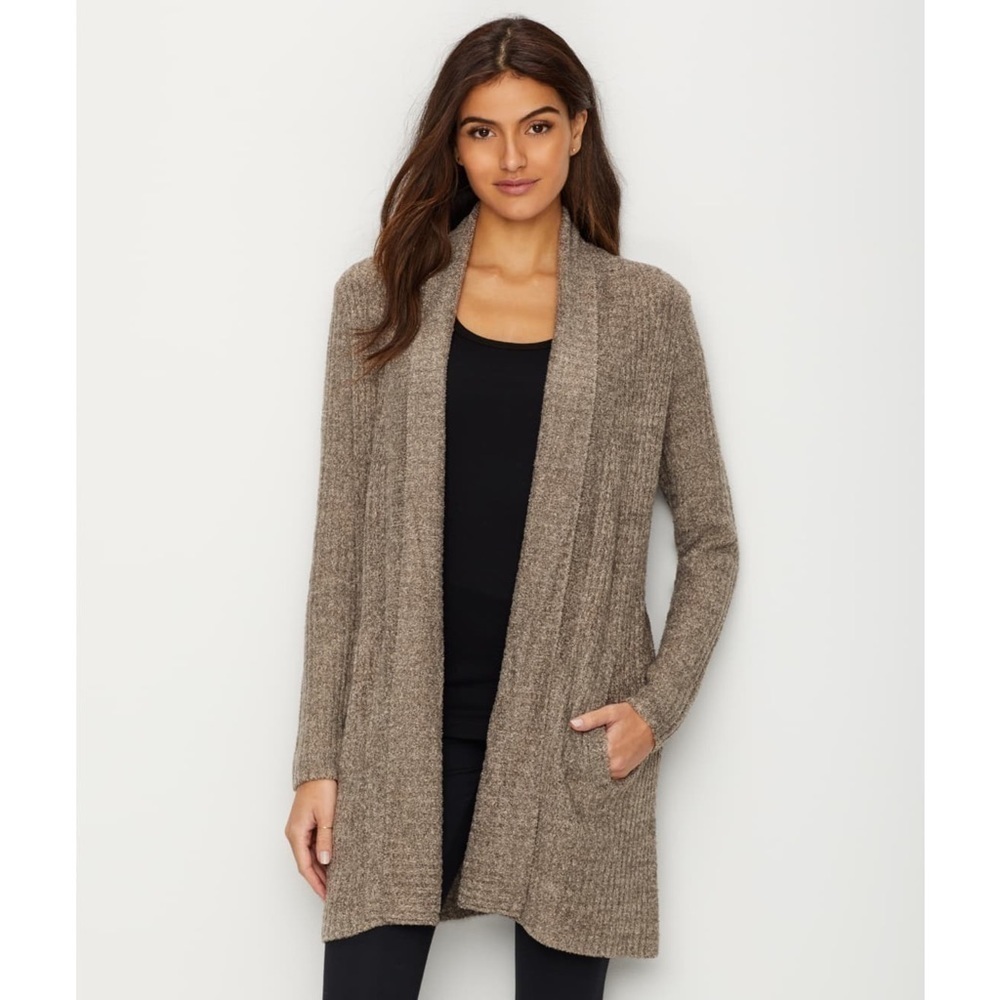 Barefoot Dreams Women's Tan Cardigan